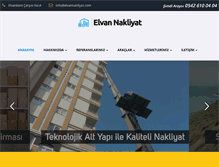 Tablet Screenshot of elvannakliyat.com